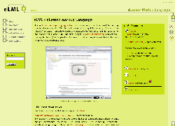 The eLML website itself was also created using eLML
