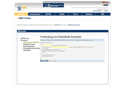 JDBC-Trainer Screenshot (click for large view)
