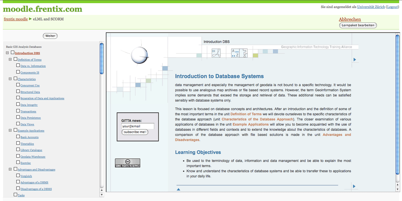 what does a scorm package look like